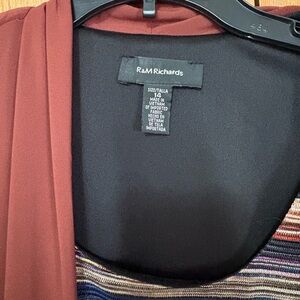 R&M Richard’s dress. NWT. Color is spice. Size 14